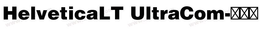 HelveticaLT UltraCom字体转换
